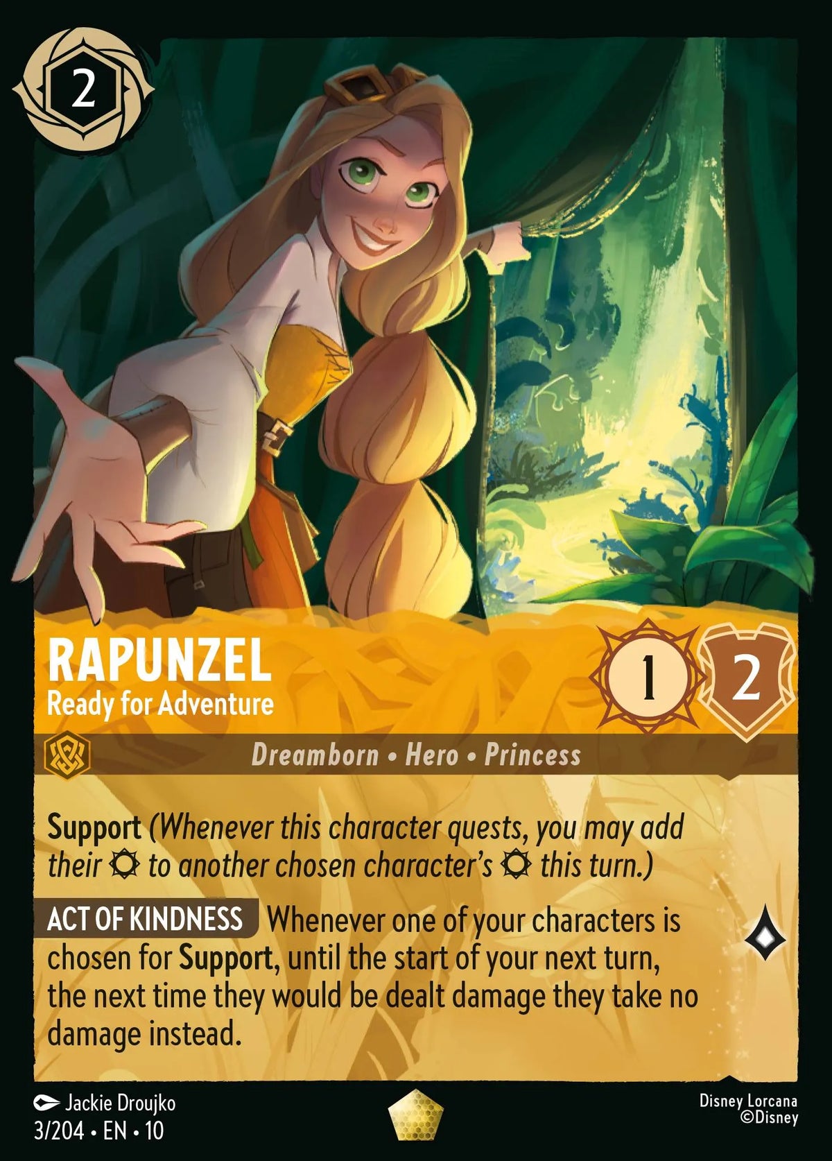 003/204 Rapunzel - Ready for Adventure | Disney Lorcana Whispers in the Well