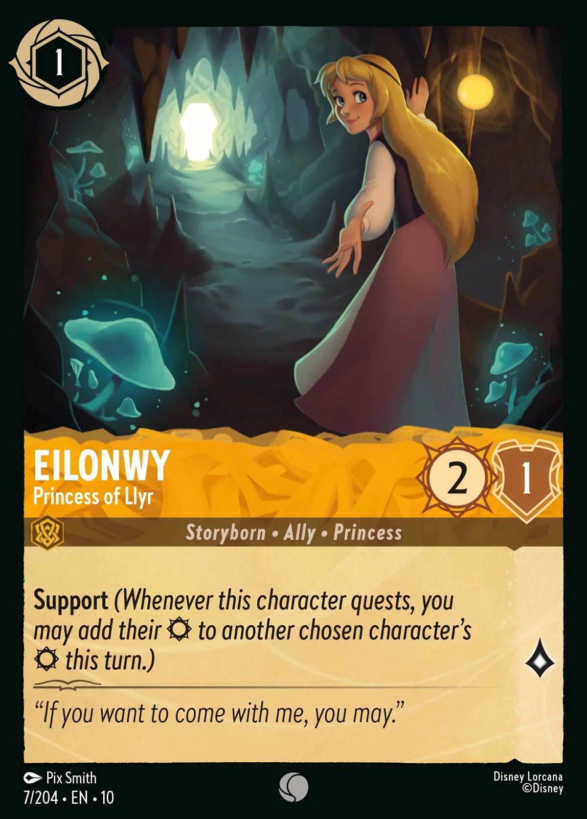 007/204 Eilonwy - Princess of Llyr | Disney Lorcana Whispers in the Well