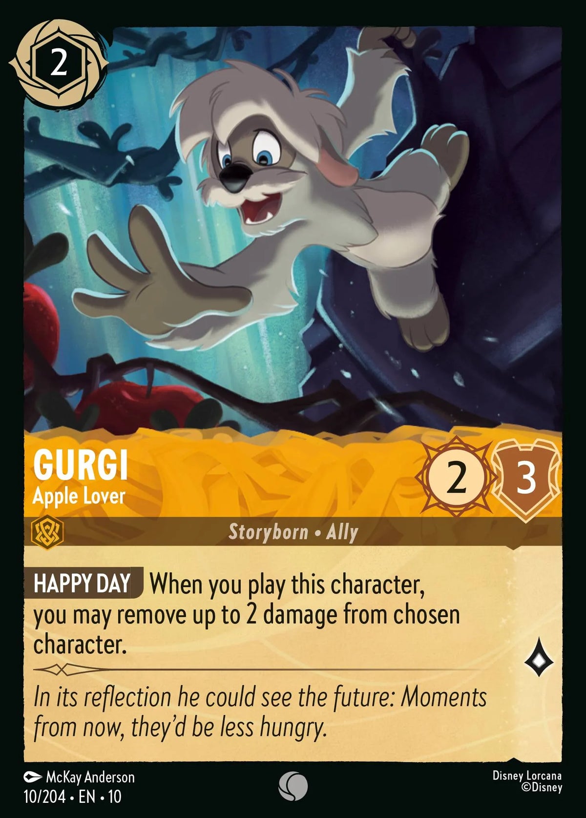 010/204 Gurgi - Apple Lover | Disney Lorcana Whispers in the Well