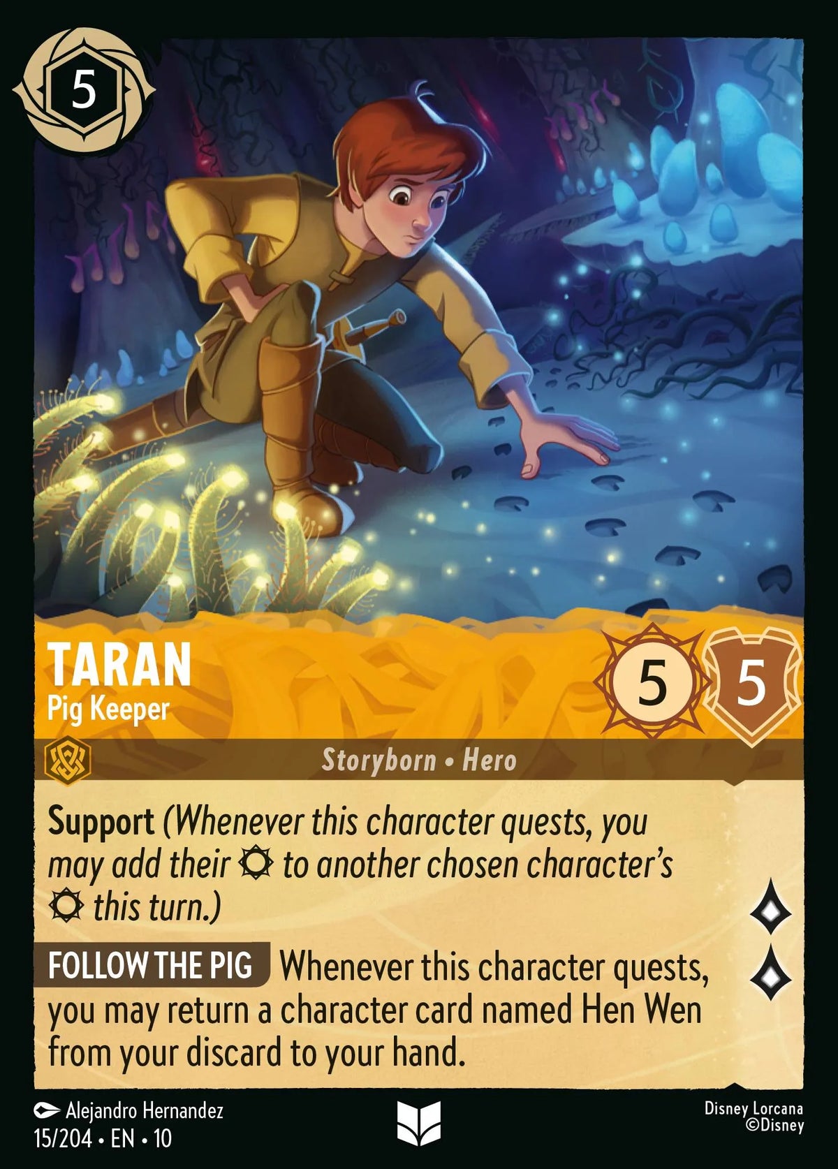 015/204 Taran - Pig Keeper | Disney Lorcana Whispers in the Well