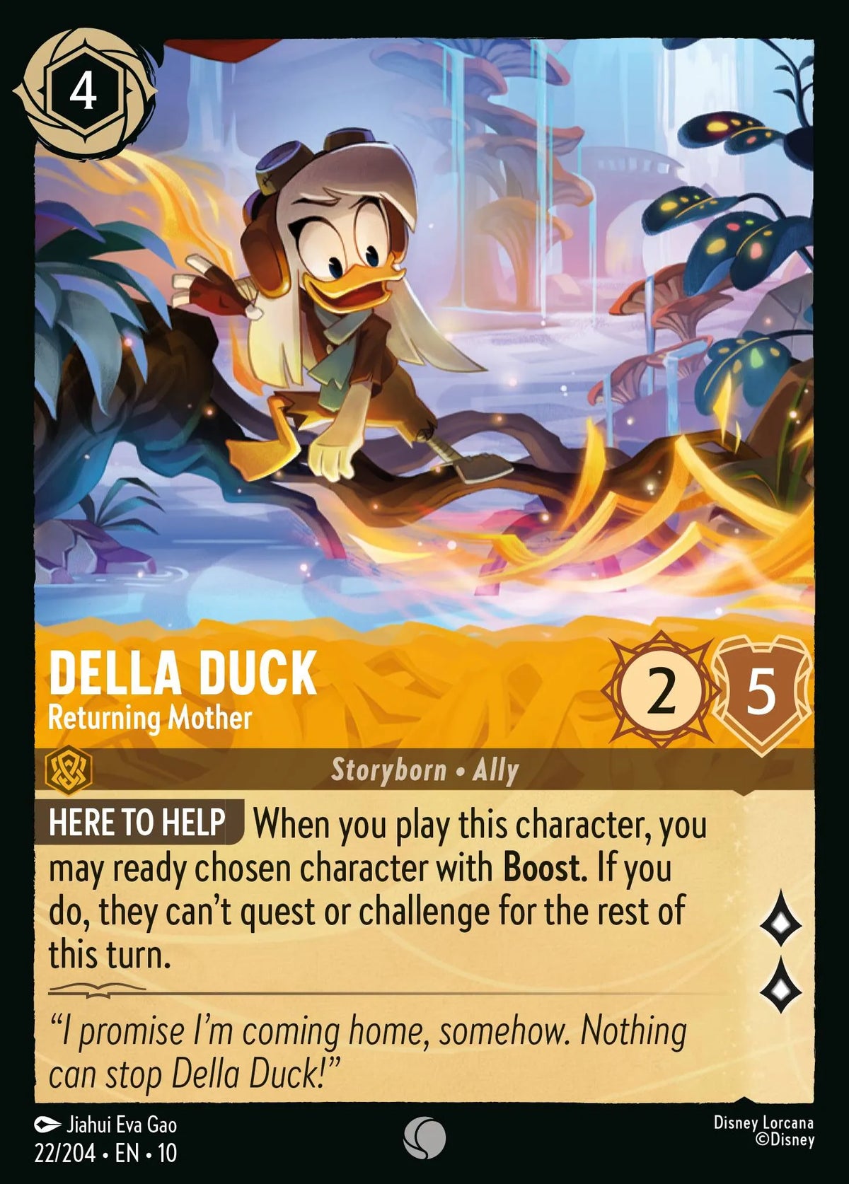 022/204 Della Duck - Returning Mother | Disney Lorcana Whispers in the Well
