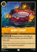 031/204 Webby's Diary | Disney Lorcana Whispers in the Well