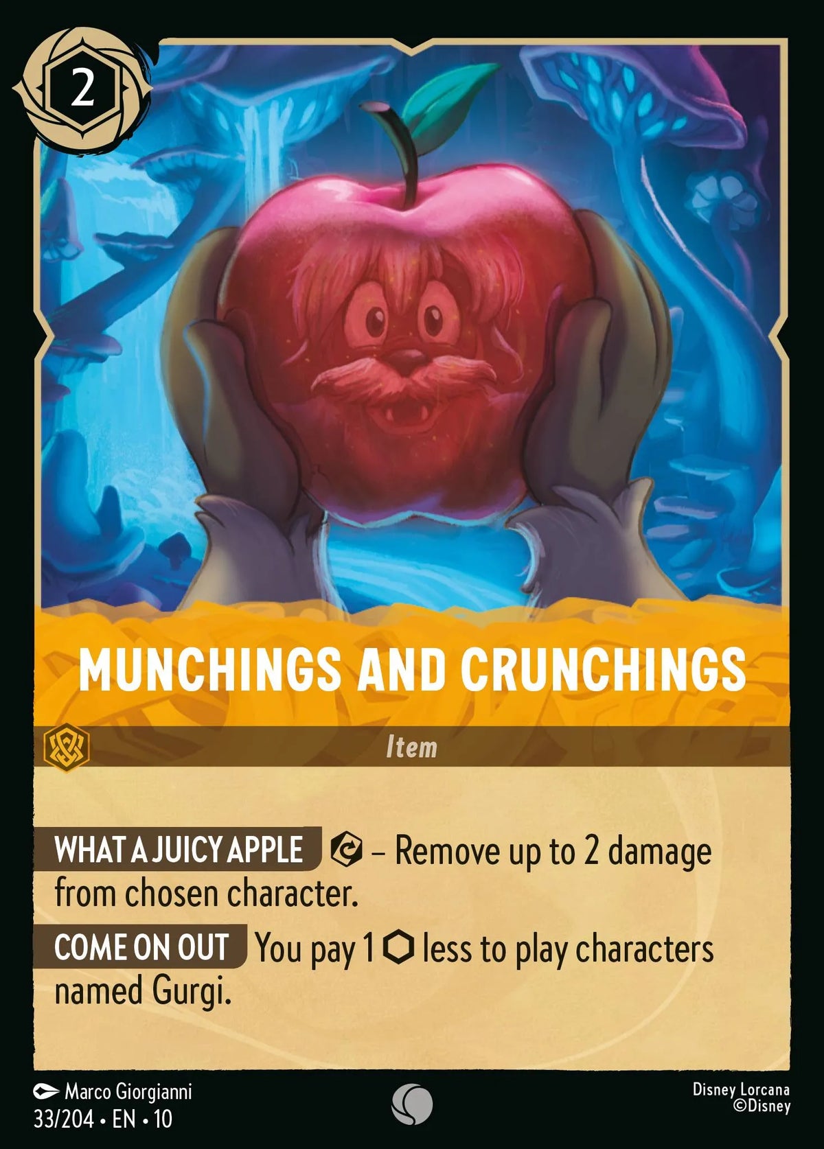 033/204 Munchings and Crunchings | Disney Lorcana Whispers in the Well
