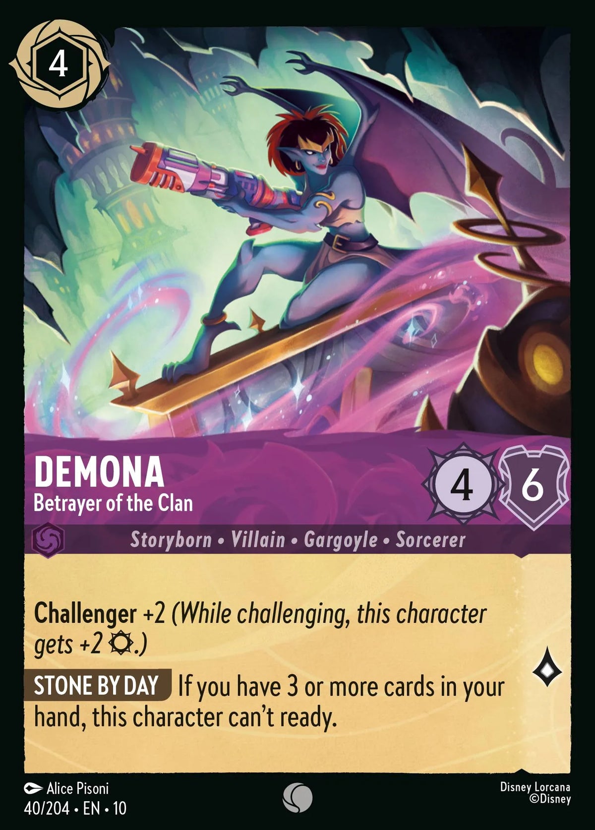 040/204 Demona - Betrayer of the Clan | Disney Lorcana Whispers in the Well