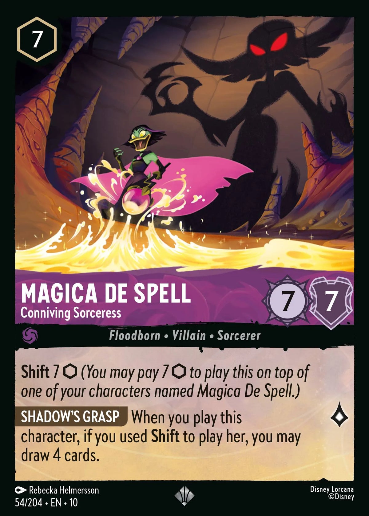 054/204 Magica De Spell - Conniving Sorceress | Disney Lorcana Whispers in the Well