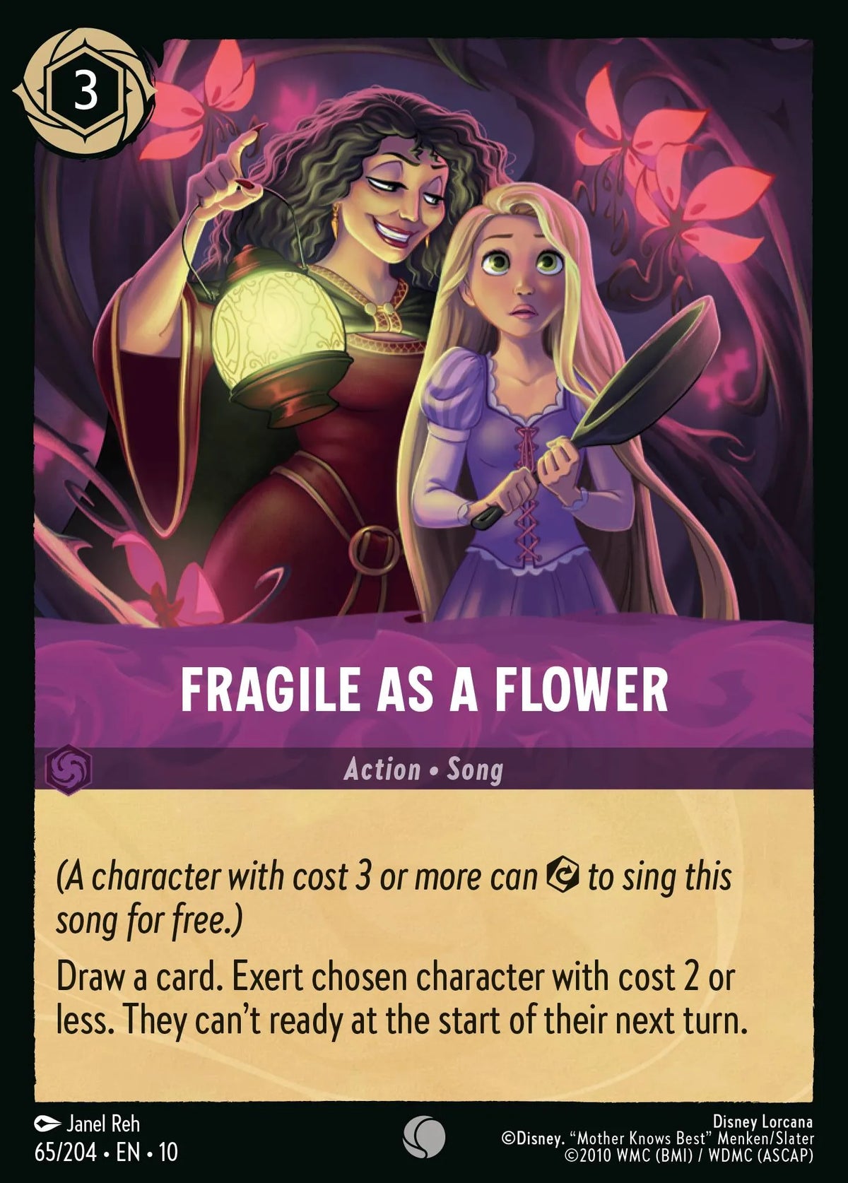 065/204 Fragile as a Flower | Disney Lorcana Whispers in the Well