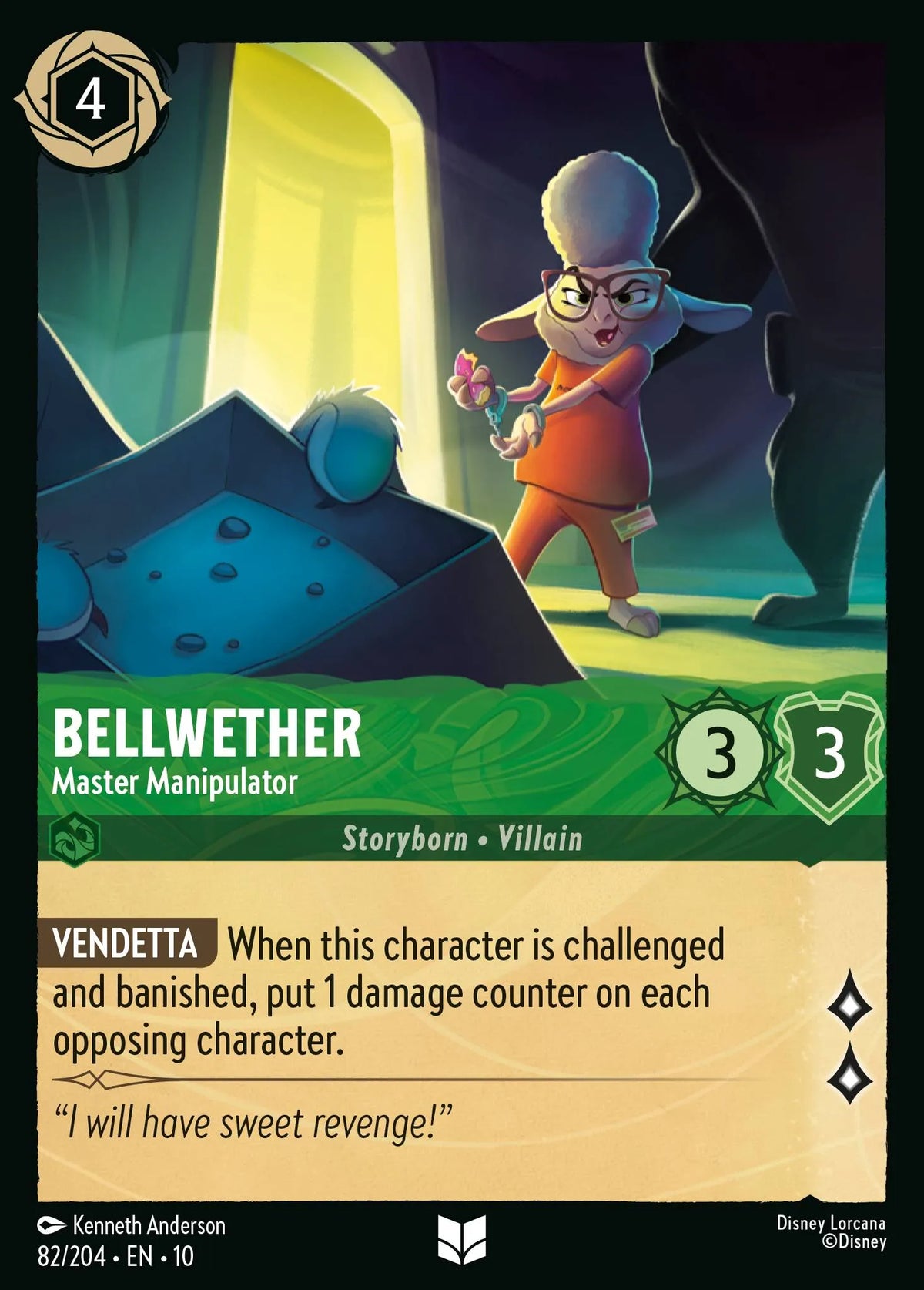 082/204 Bellwether - Master Manipulator | Disney Lorcana Whispers in the Well