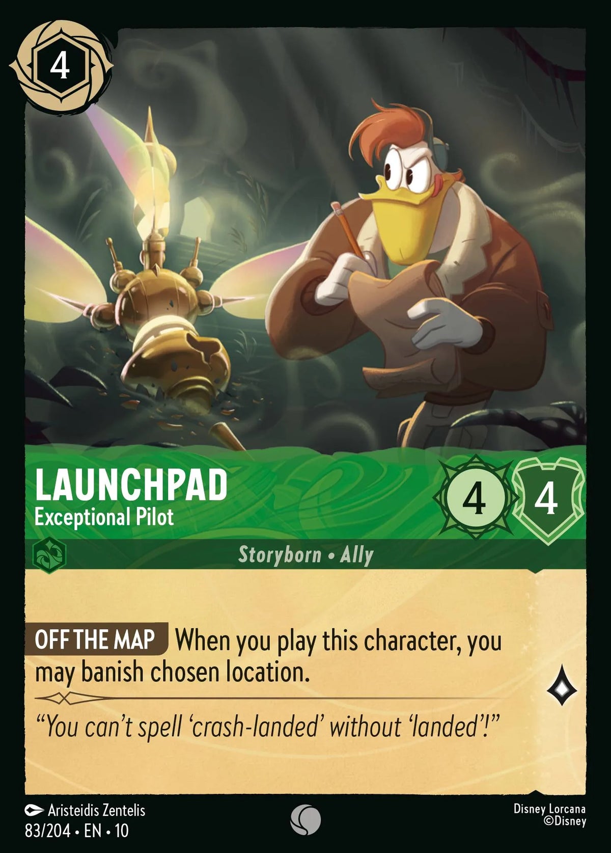 083/204 Launchpad - Exceptional Pilot | Disney Lorcana Whispers in the Well