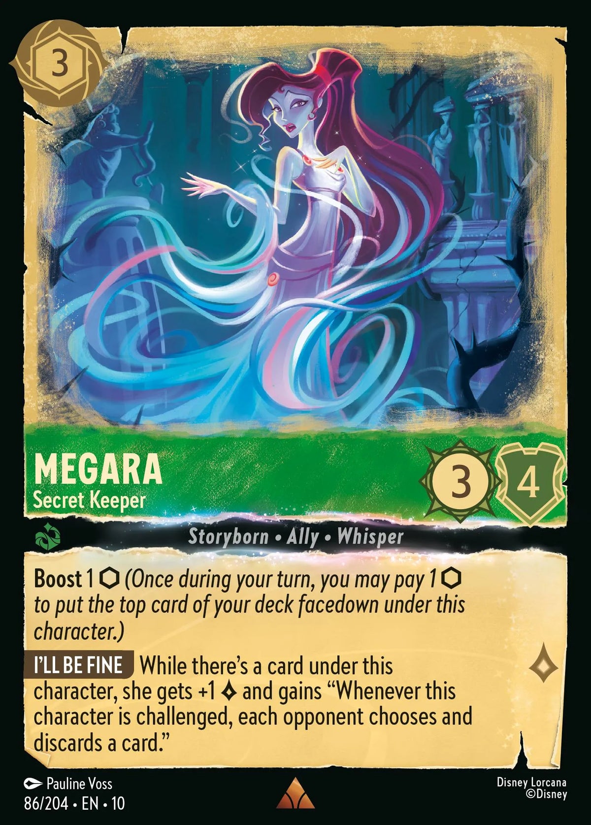 086/204 Megara - Secret Keeper | Disney Lorcana Whispers in the Well