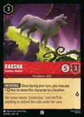107/204 Raksha - Fearless Mother | Disney Lorcana Whispers in the Well