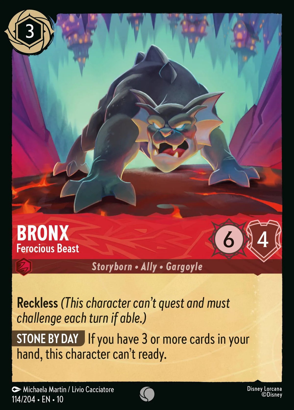 114/204 Bronx - Ferocious Beast | Disney Lorcana Whispers in the Well