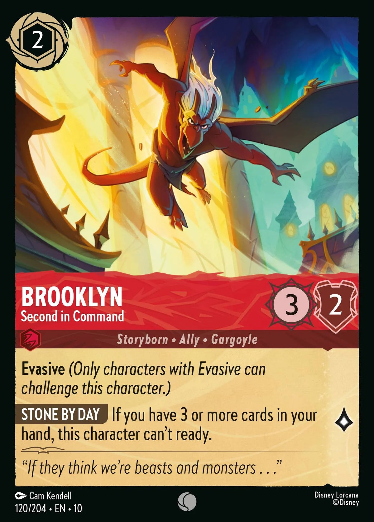 120/204 Brooklyn - Second in Command | Disney Lorcana Whispers in the Well