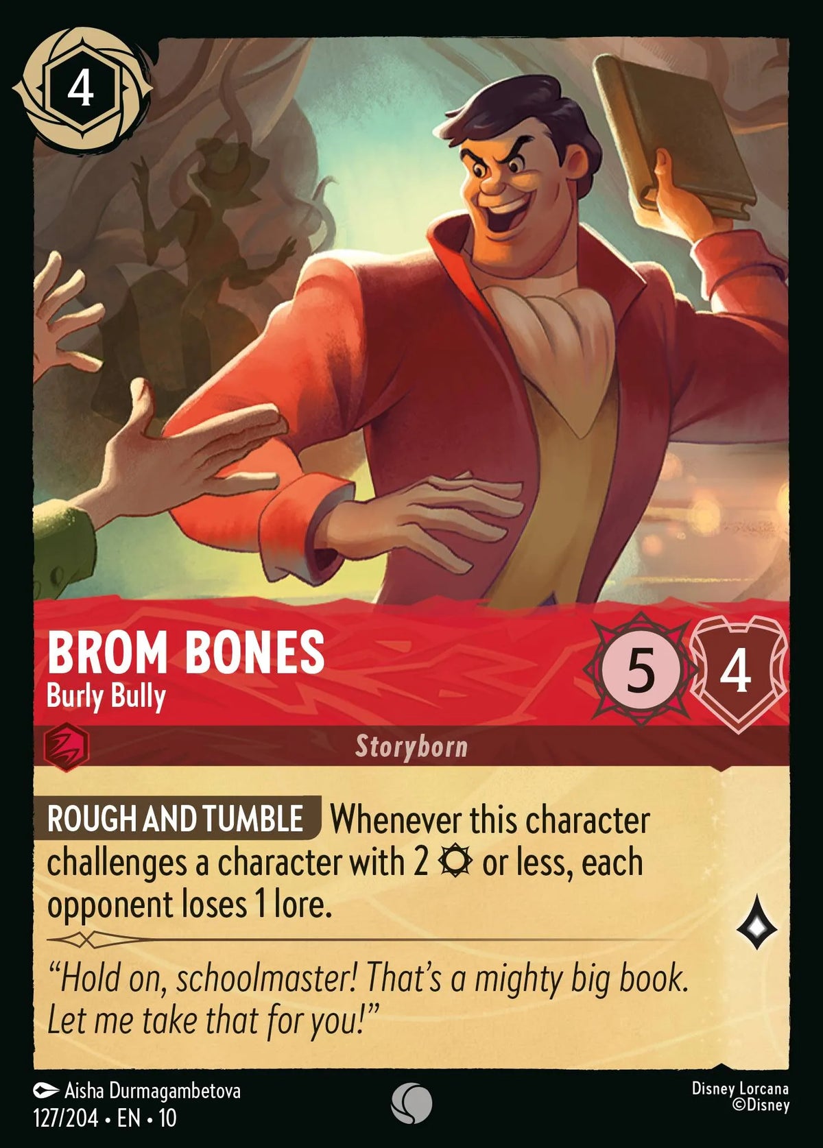 127/204 Brom Bones - Burly Bully | Disney Lorcana Whispers in the Well