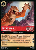 128/204 Shere Khan - Fierce and Furious | Disney Lorcana Whispers in the Well