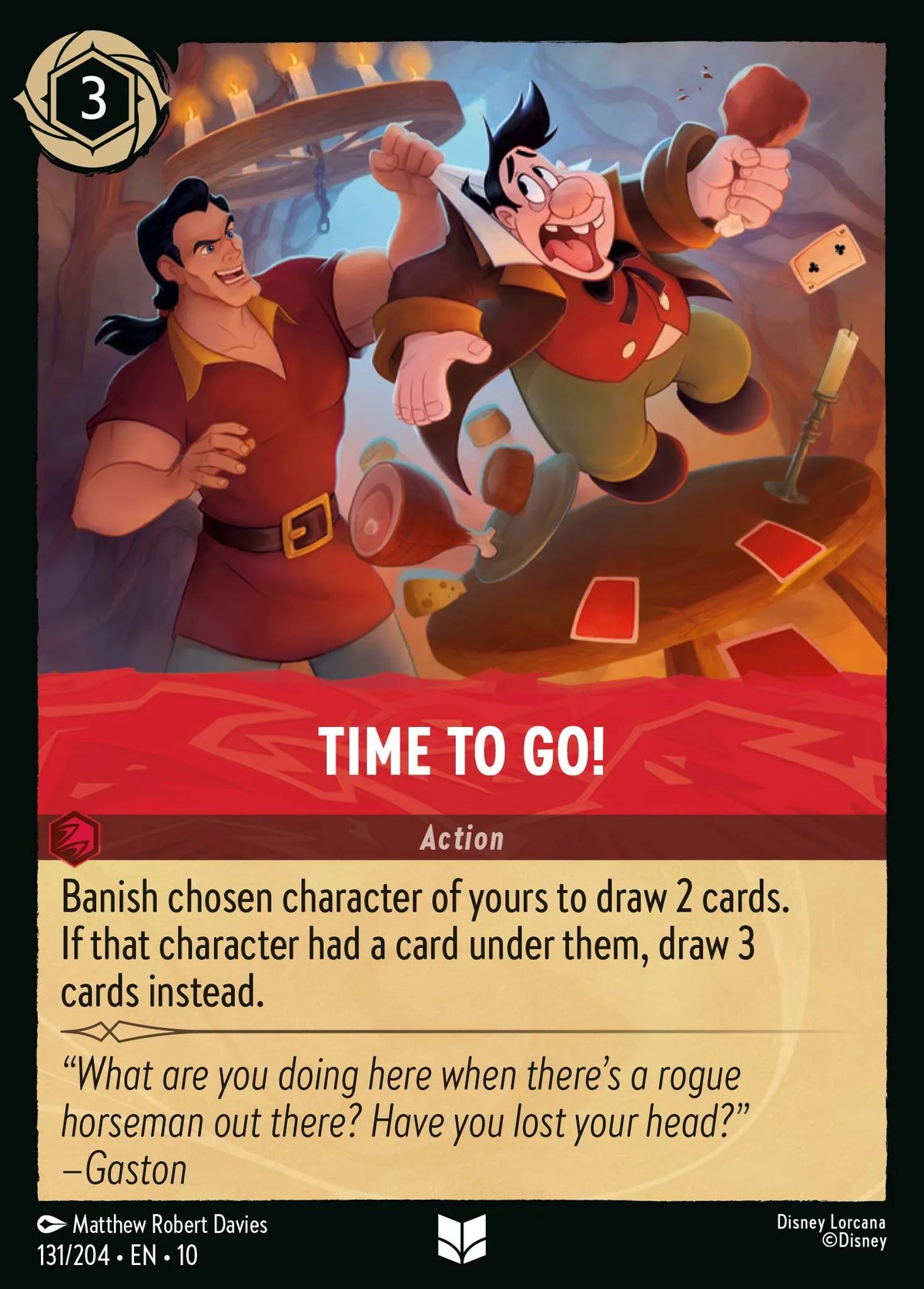 131/204 Time to Go! | Disney Lorcana Whispers in the Well