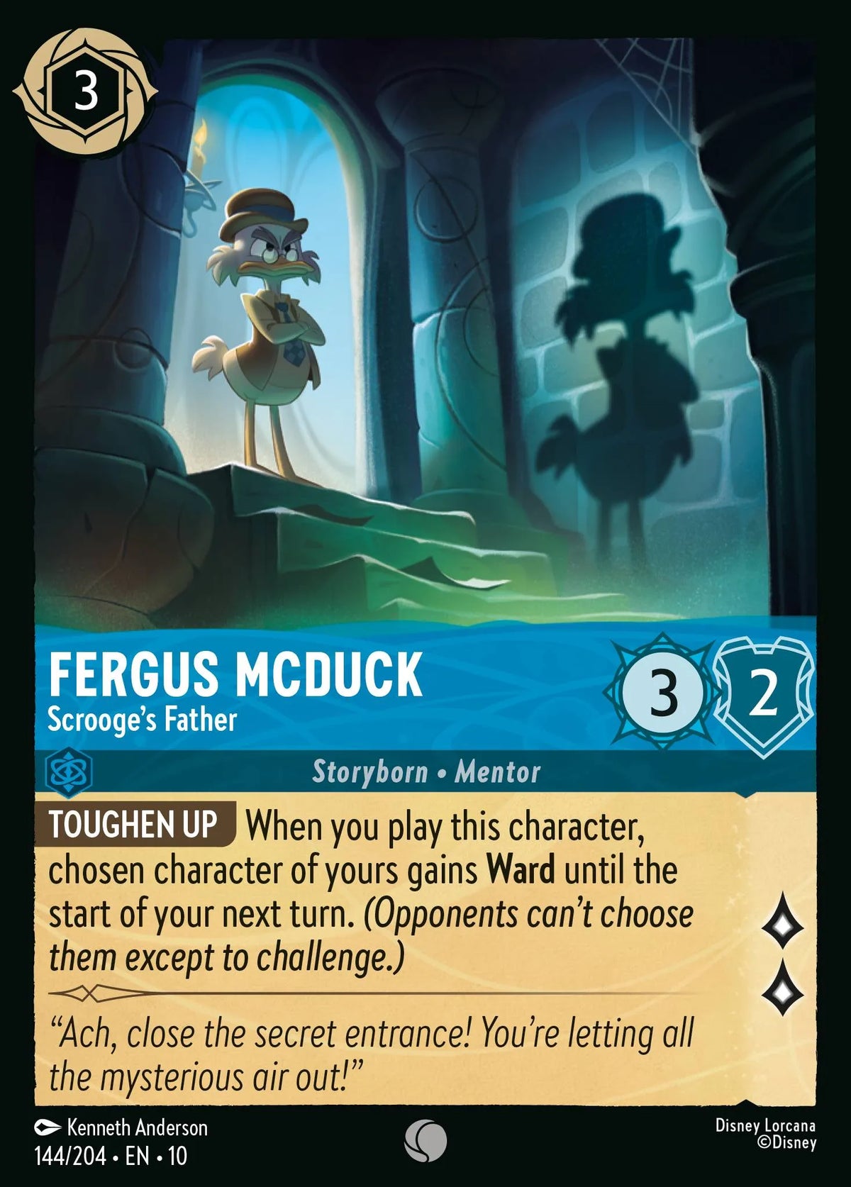 144/204 Fergus McDuck - Scrooge's Father | Disney Lorcana Whispers in the Well