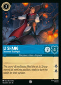 145/204 Li Shang - Seasoned Strategist | Disney Lorcana Whispers in the Well
