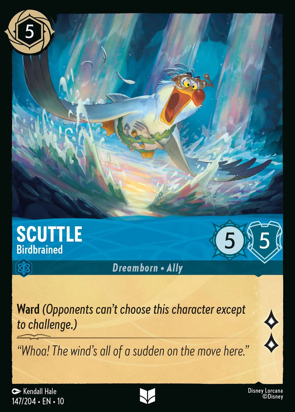 147/204 Scuttle - Birdbrained | Disney Lorcana Whispers in the Well