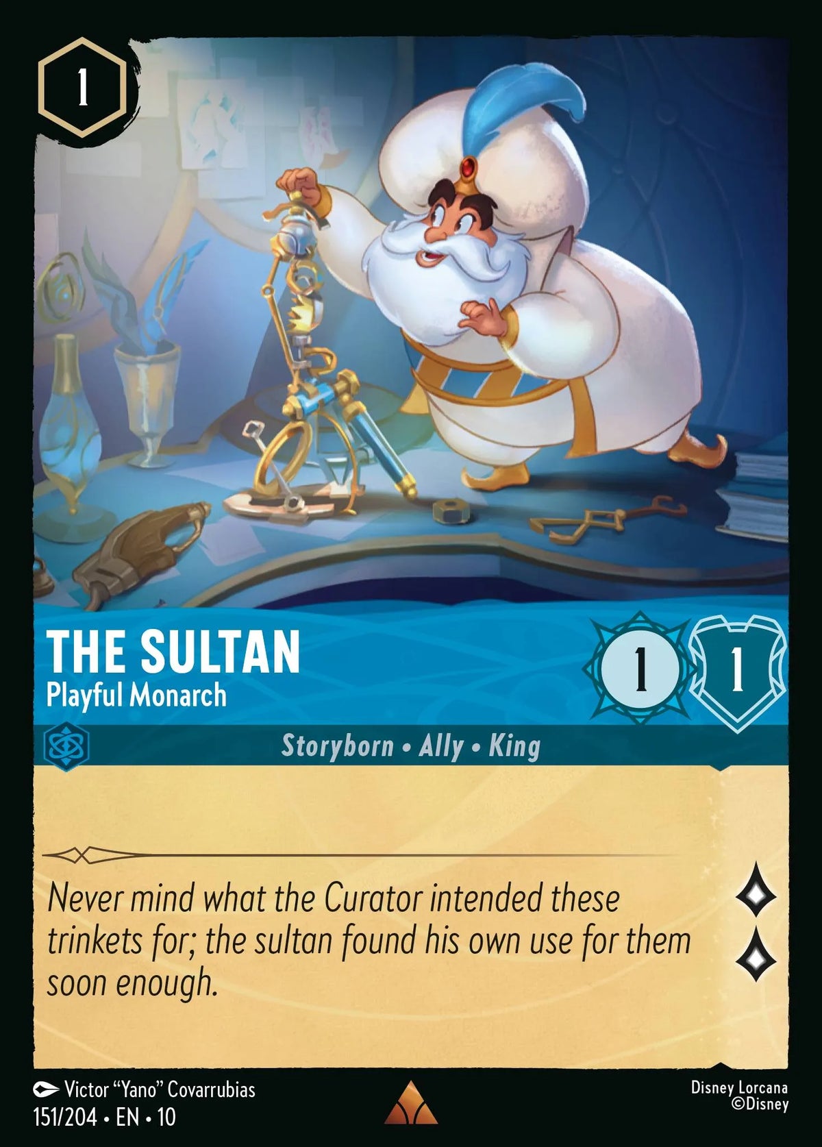 151/204 The Sultan - Playful Monarch | Disney Lorcana Whispers in the Well