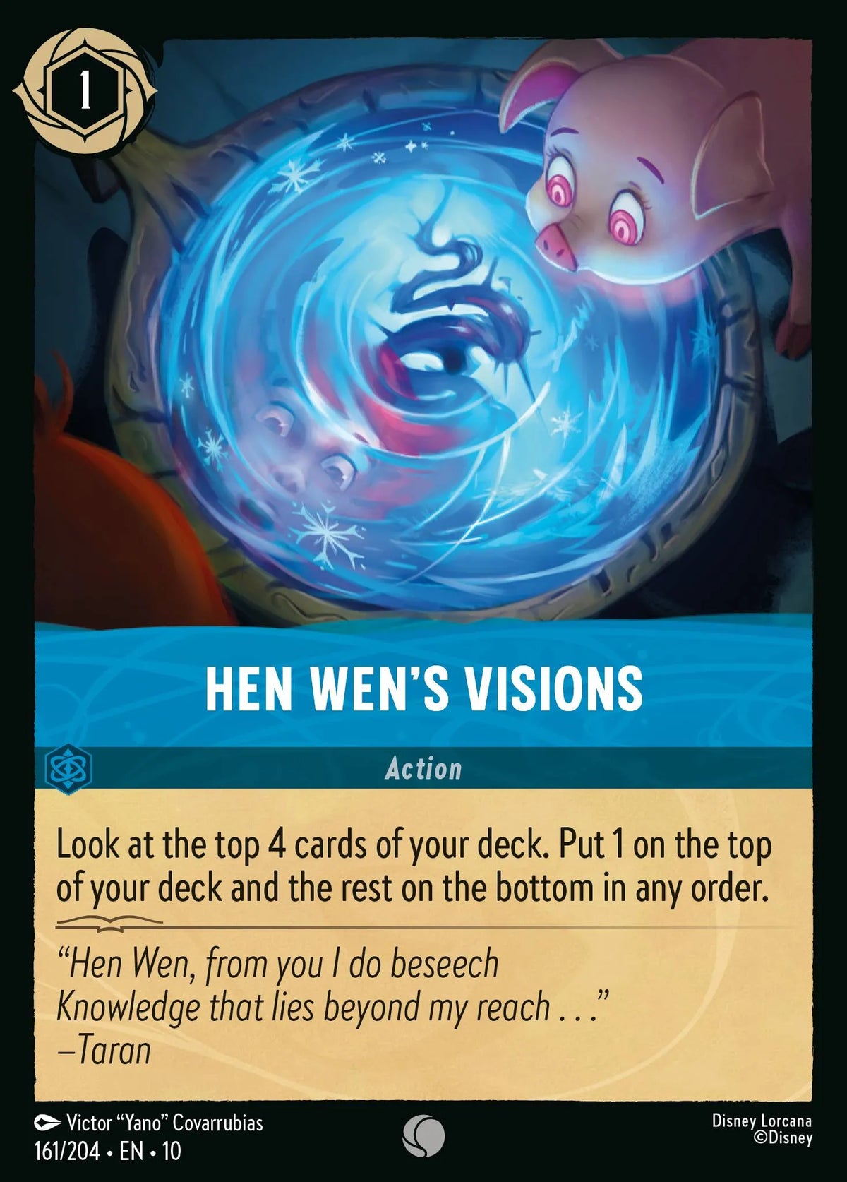 161/204 Hen Wen's Visions | Disney Lorcana Whispers in the Well