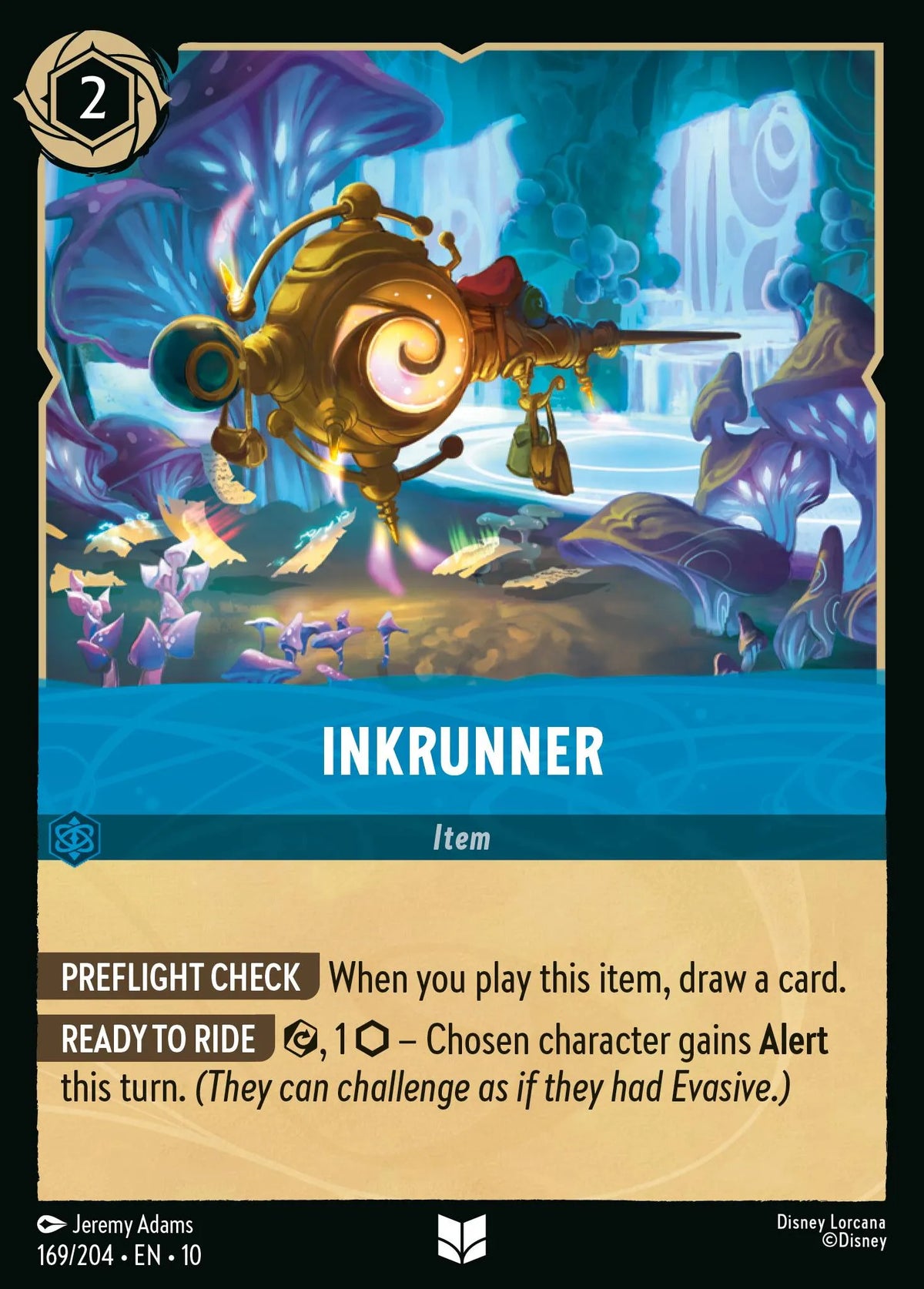 169/204 Inkrunner | Disney Lorcana Whispers in the Well