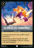 197/204 He Hurled His Thunderbolt | Disney Lorcana Whispers in the Well