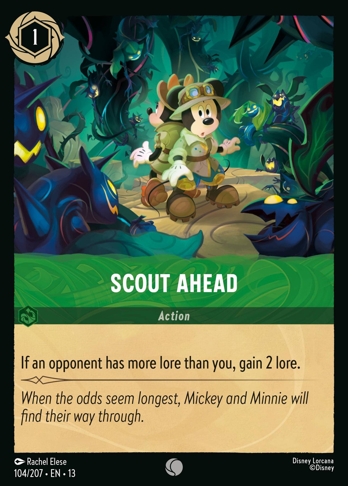 104/207 Scout Ahead | Disney Lorcana Attack of the Vine!