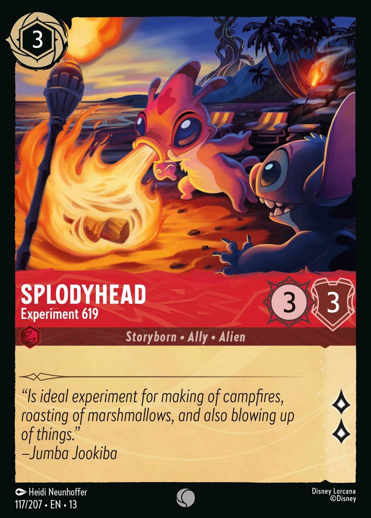 117/207 Splodyhead - Experiment 619 | Disney Lorcana Attack of the Vine!