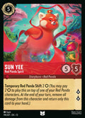 119/207 Sun Yee - Red Panda Spirit | Disney Lorcana Attack of the Vine!