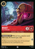 122/207 Beast - Fierce Defender | Disney Lorcana Attack of the Vine!