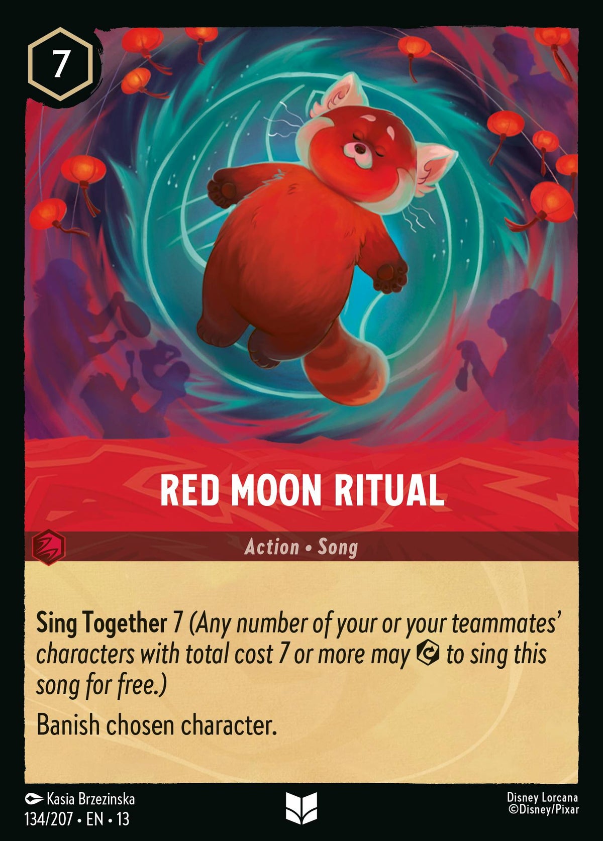 134/207 Red Moon Ritual | Disney Lorcana Attack of the Vine!