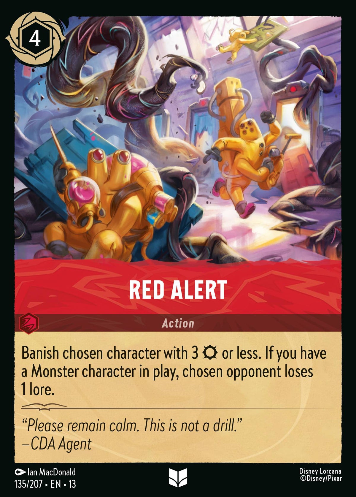 135/207 Red Alert | Disney Lorcana Attack of the Vine!