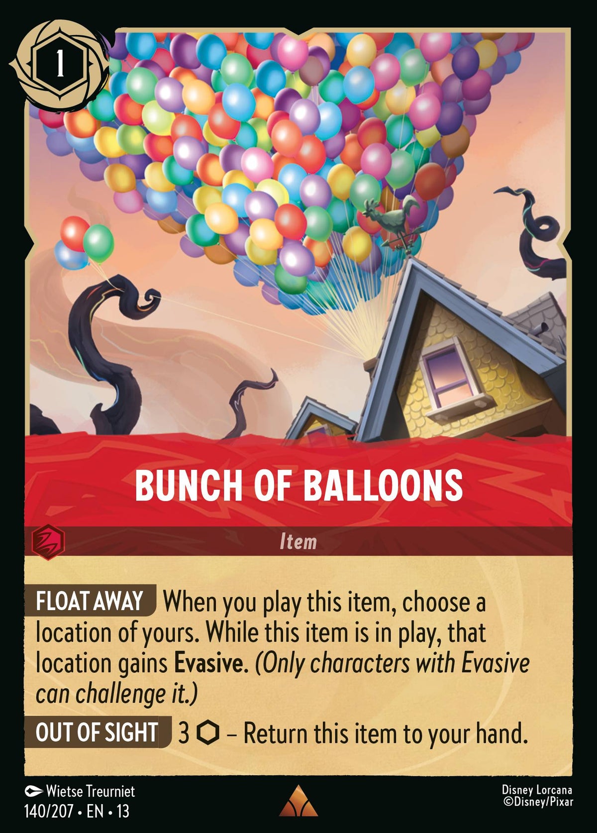 140/207 Bunch of Balloons | Disney Lorcana Attack of the Vine!