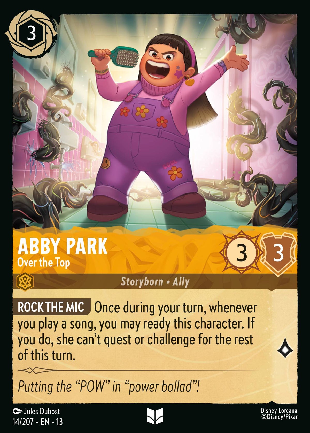 014/207 Abby Park - Over the Top | Disney Lorcana Attack of the Vine!