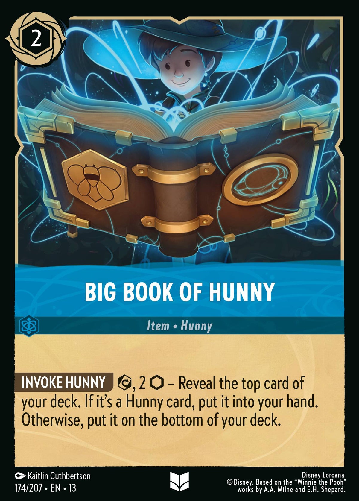 174/207 Big Book of Hunny | Disney Lorcana Attack of the Vine!