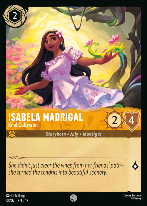 003/207 Isabela Madrigal - Kind Cultivator | Disney Lorcana Attack of the Vine!