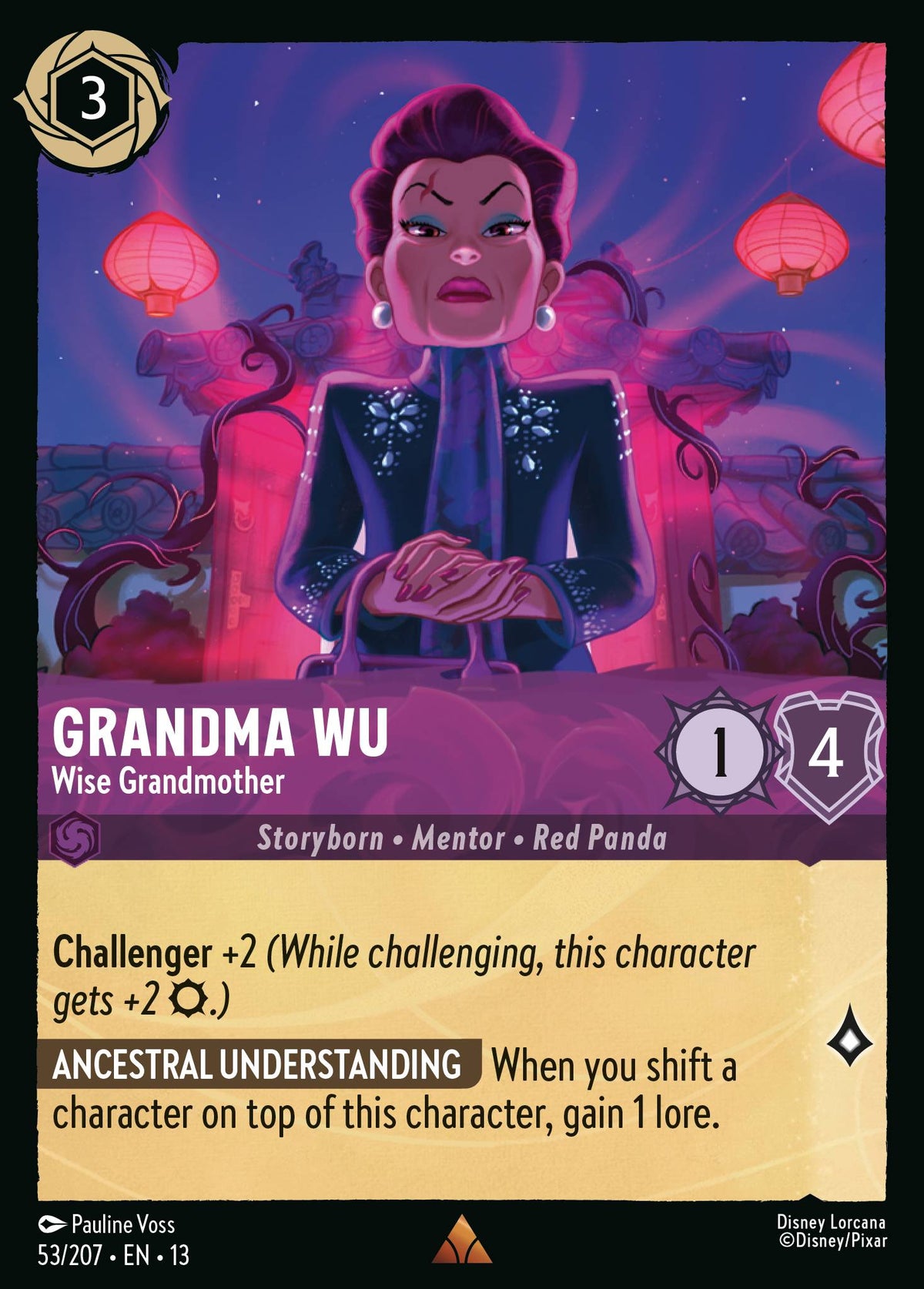 053/207 Grandma Wu - Wise Grandmother | Disney Lorcana Attack of the Vine!