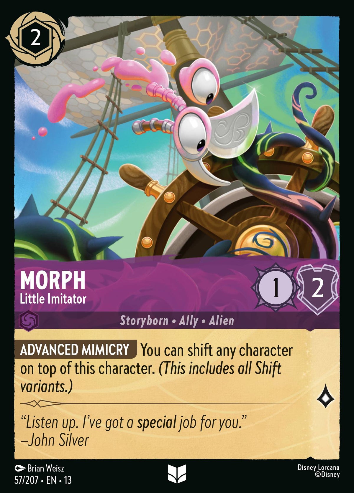 057/207 Morph - Little Imitator | Disney Lorcana Attack of the Vine!
