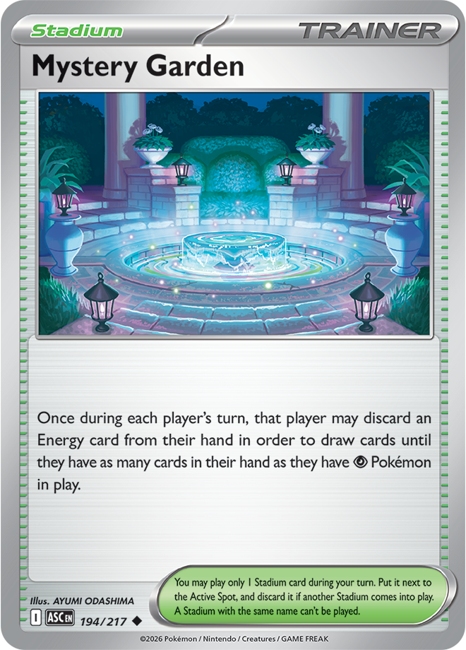 194/217 Mystery Garden Ascended Heroes Pokemon card