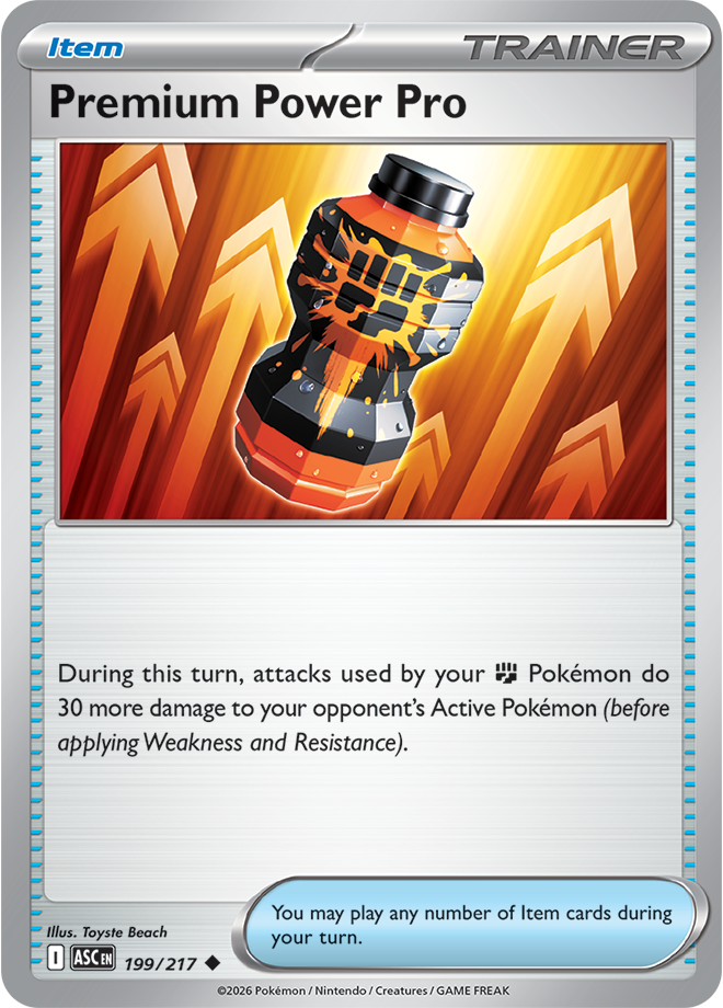 199/217 Premium Power Pro Ascended Heroes Pokemon card