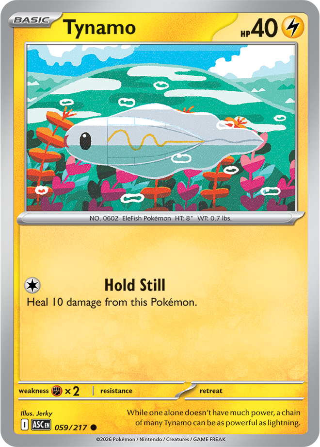 059/217 Tynamo Ascended Heroes Pokemon card