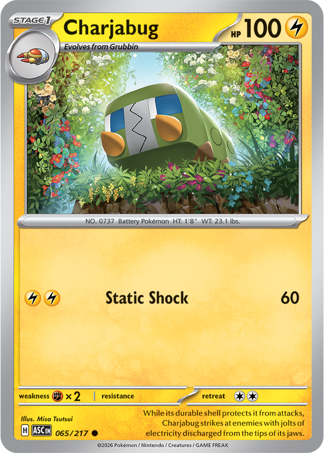065/217 Charjabug Ascended Heroes Pokemon card