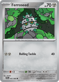 062/086 Ferroseed Chaos Rising Pokemon card