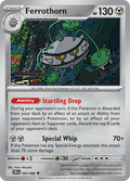 063/086 Ferrothorn Chaos Rising Pokemon card