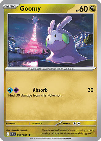 066/086 Goomy - Reverse Holo | Pokemon Chaos Rising