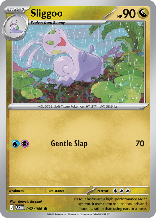 067/086 Sliggoo Chaos Rising Pokemon card