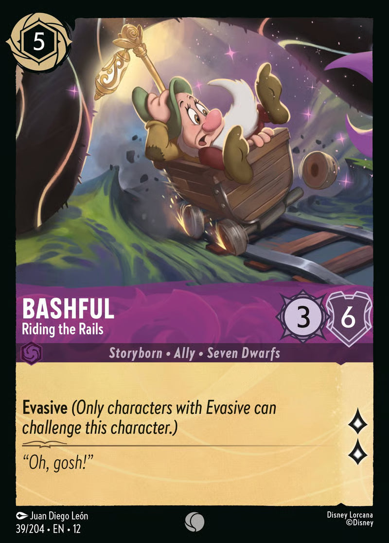 039/204 Bashful – Riding the Rails – Disney Lorcana Wilds Unknown card