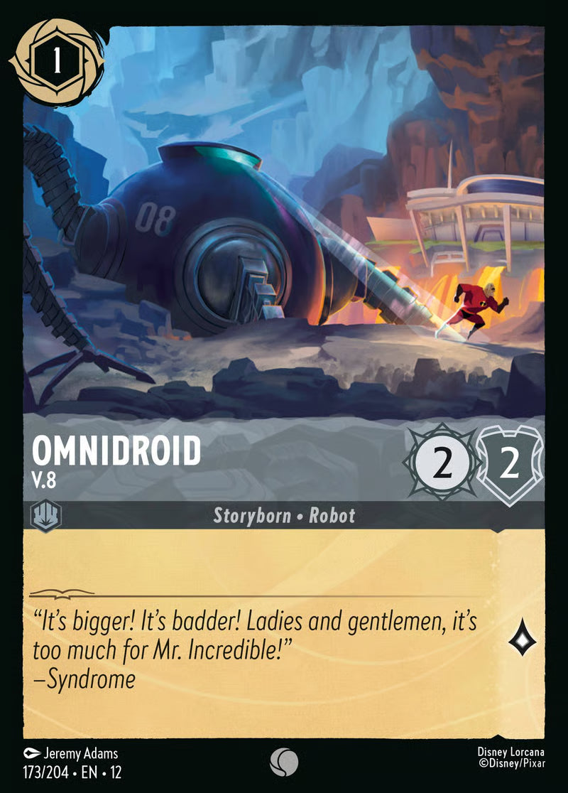 173/204 Omnidroid – V.8 – Disney Lorcana Wilds Unknown card