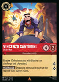 124/204 Vincenzo Santorini – On the Run – Disney Lorcana Wilds Unknown card