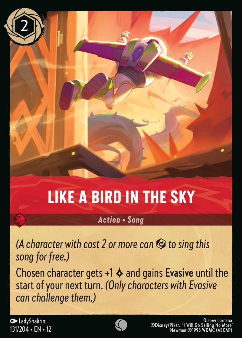 131/204 Like A Bird In the Sky – Disney Lorcana Wilds Unknown card